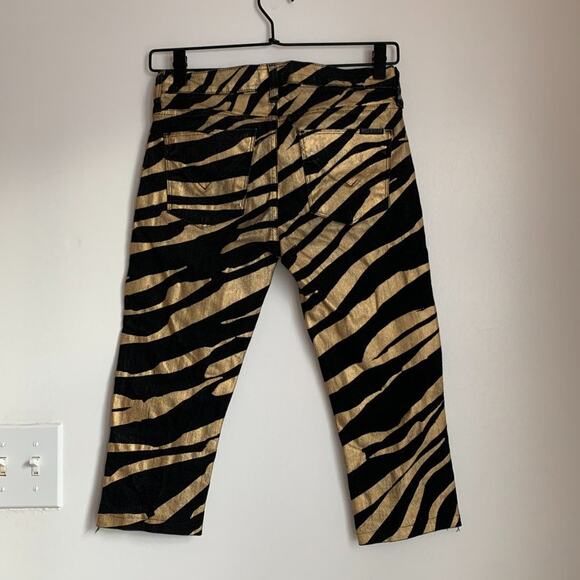 HUDSON - Nico Midrise Super Skinny Crop Zebra - Picture 2 of 8